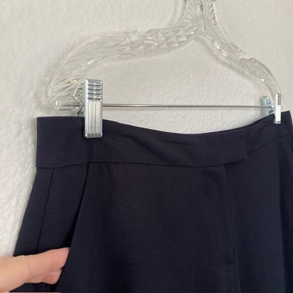 Classiques Entier Wide Legged Black Capri Pants Pockets Lightweight Women's 12 - Picture 2 of 13